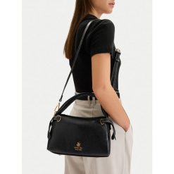 Torebka Beverly Hills Polo Club. Czarne kuferki damskie Beverly Hills Polo Club, bez wzorów, bez dodatków. Za 177.99 zł.