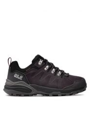 Jack Wolfskin Trekkingi Refudio Texapore Low W 4050821 Fioletowy. Fioletowe obuwie trekkingowe damskie Jack Wolfskin, ze skóry, bez zapięcia. Za 349.99 zł.