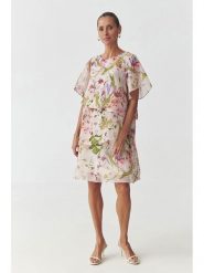 TATUUM Sukienka w kolorze jasnoróżowo-zielonym rozmiar: 44. Różowe sukienki damskie TATUUM, bez wzorów, bez ramiączek. Za 190.95 zł.