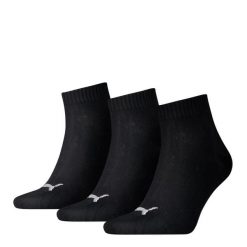 Puma Skarpety Quarter Plain 3-Pack 93858906. Czarne skarpetki damskie Puma, bez wzorów. Za 39.00 zł.