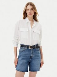 Levi's® Koszula Doreen A7467-0006 Biały Regular Fit. Białe koszule damskie m, bez wzorów, z bawełny, bez kołnierzyka, bez ramiączek. Za 239.99 zł.