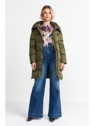 Rich & Royal Płaszcz pikowany w kolorze khaki rozmiar: 40. Brązowe płaszcze damskie Rich & Royal, bez wzorów, bez kaptura. Za 433.83 zł.