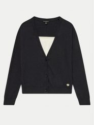 Guess Kardigan J4BR01 Z3IF0 Czarny Regular Fit. Czarne swetry dziewczęce Guess, z aplikacjami, z bawełny, bez kołnierzyka, bez ramiączek. Za 109.99 zł.