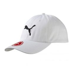 Czapka Z Daszkiem Dla Dorosłych Unisex Big Cat. Białe czapki z daszkiem damskie Puma, bez wzorów. Za 65.99 zł.
