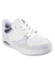 Skechers Sneakersy "Uno CTL" w kolorze biało-szarym rozmiar: 41. Białe obuwie sportowe damskie Skechers, z materiału, bez zapięcia. Za 294.28 zł.