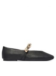 Steve Madden Baleriny Poppin Flat 11005437 Czarny. Czarne balerinki damskie Steve Madden, bez wzorów, ze skóry. Za 519.99 zł.