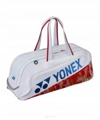 Torba tenisowa Yonex Expert Tournament Bag. Białe torby sportowe YONEX, bez wzorów, z materiału. Za 659.00 zł.