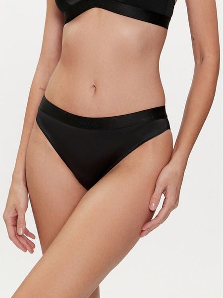 Boss Figi klasyczne Select 50515420 Czarny. Czarne figi Boss, bez wzorów, z syntetyku. Za 99.99 zł.