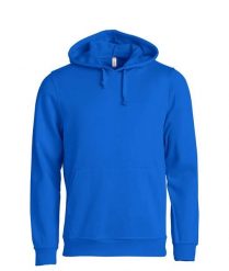 Clique Basic Hoody bluza z kapturem unisex, miękki trwały materiał – royal blue. Niebieskie bluzy damskie CLIQUE, xl, bez wzorów, z bawełny, z kapturem. Za 166.63 zł.