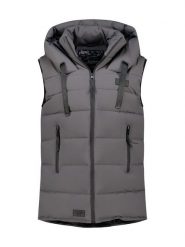 Canadian Peak Kamizelka pikowana "Dolbeak" w kolorze szarym rozmiar: XXL. Szare kamizelki damskie Canadian Peak, xxl, bez wzorów, bez kaptura. Za 184.02 zł.