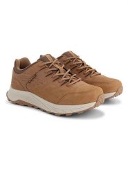 TRAVELIN' Skórzane buty turystyczne "Stege" w kolorze jasnobrązowym rozmiar: 39. Brązowe obuwie trekkingowe damskie Travelin', z materiału, bez zapięcia. Za 431.08 zł.