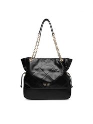 Nine West Torebka EO-Bellis-LX10277 Czarny. Czarne shopper bag Nine West, bez wzorów, z materiału, bez dodatków. Za 349.99 zł.