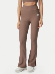 EA7 Emporio Armani Legginsy 7W001338 AF15721 U6041 Brązowy Slim Fit. Brązowe legginsy damskie EA7 Emporio Armani, xs, bez wzorów. Za 359.99 zł.