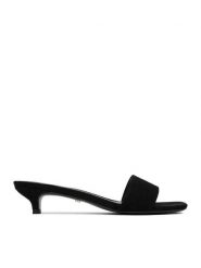 GINO ROSSI Klapki EO-V2229-111-5 Czarny. Czarne klapki damskie Gino Rossi, bez wzorów, ze skóry, bez obcasa, bez zapięcia. Za 299.99 zł.