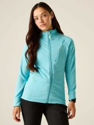 Dare 2b Kurtka funkcyjna "Emerging III" w kolorze turkusowym rozmiar: 40. Niebieskie kurtki sportowe damskie Dare 2b, bez wzorów, z materiału, bez kaptura. Za 140.20 zł.
