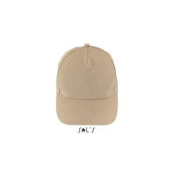 Czapka Sol's Buzz. Brązowe czapki z daszkiem damskie SOL'S, bez wzorów. Za 20.00 zł.