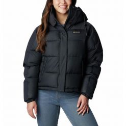 Columbia Kurtka Snowqualmie 2055601010. Czarne kurtki damskie Columbia, bez wzorów, bez kaptura. Za 1,147.99 zł.