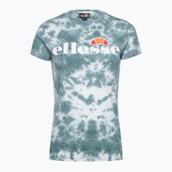 Koszulka fitness damska Ellesse Hayes. Niebieskie koszulki sportowe damskie Ellesse, l, bez wzorów, bez ramiączek, na fitness i siłownię. Za 94.99 zł.