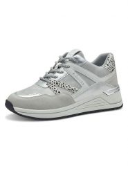 S.Oliver Sneakersy w kolorze srebrnym rozmiar: 40. Szare obuwie sportowe damskie S.Oliver, bez zapięcia. Za 150.72 zł.