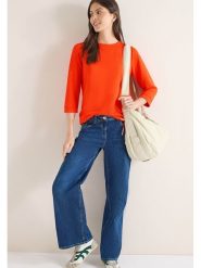 Cecil Bluza w kolorze pomarańczowym rozmiar: XL. Pomarańczowe bluzy damskie Cecil, xl, bez wzorów, bez kaptura. Za 114.71 zł.