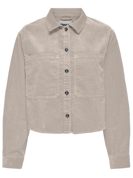 ONLY Kurtka sztruksowa w kolorze jasnoszarym rozmiar: S. Szare kurtki damskie Only, s, bez wzorów, z bawełny, bez kaptura. Za 131.45 zł.