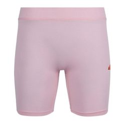 Spodenki damskie Ellesse Tour. Czerwone spodenki sportowe damskie Ellesse, na lato, bez wzorów, z bawełny, na fitness i siłownię. Za 119.99 zł.