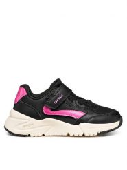 Geox Sneakersy J Loftus J46M2A 0FU54 C0922 S Czarny. Czarne buty sportowe dziewczęce Geox, ze skóry, bez zapięcia. Za 209.99 zł.