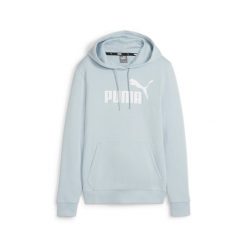 Bluza sportowa Damska Puma ESS LOGO TR. Niebieskie bluzy damskie Puma, s, bez wzorów, bez kaptura. W wyprzedaży za 202.70 zł.