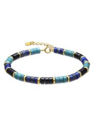 Luxenter Bransoletka z turkusami rozmiar: onesize. Niebieskie bransoletki damskie Luxenter, srebrne. Za 86.99 zł.