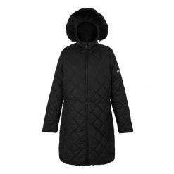 Parka damska Regatta Fritha III. Czarne parki damskie Regatta, z puchu, bez kaptura. W wyprzedaży za 179.99 zł.