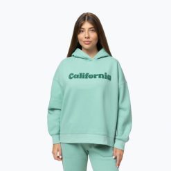 Bluza damska Pitbull California Hooded. Zielone bluzy damskie PITBULL, m, bez wzorów, z bawełny, bez kaptura. Za 209.99 zł.