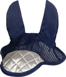 Krótki kapelusz dla koni HKM Golden Queen. Niebieskie kapelusze damskie HKM, bez wzorów, z materiału, eleganckie. Za 163.00 zł.