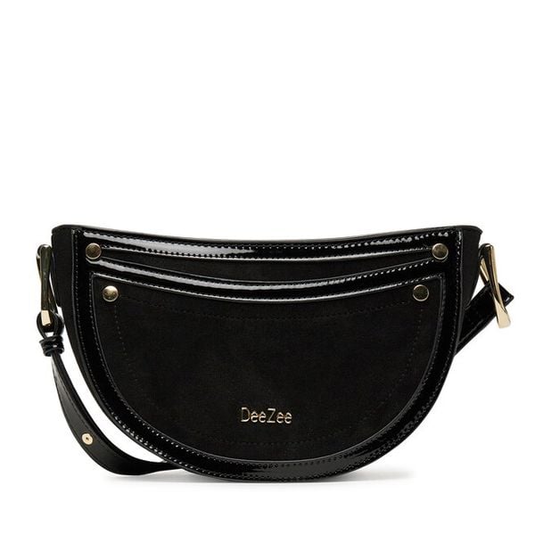 Torebka DeeZee. Czarne listonoszki damskie DeeZee, bez wzorów, bez dodatków. Za 129.99 zł.