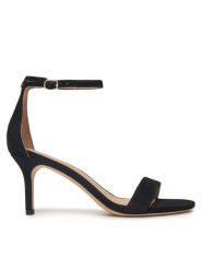 LAUREN RALPH LAUREN Sandały Allie 802959175001 Czarny. Czarne sandały damskie Lauren Ralph Lauren, bez wzorów, ze skóry, bez obcasa, na szpilce, bez zapięcia. Za 629.99 zł.