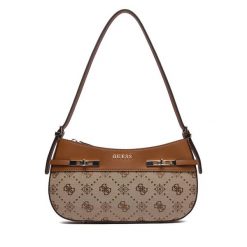 Torebka Guess. Brązowe torebki klasyczne damskie Guess, bez dodatków. Za 589.99 zł.