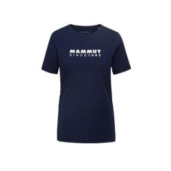 Koszulka damska Mammut Core Classic. Niebieskie koszulki damskie Mammut, bez wzorów, bez kołnierzyka, bez ramiączek. Za 149.99 zł.