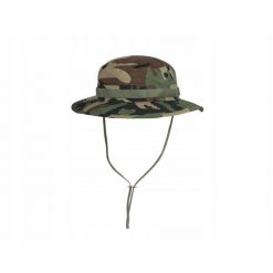 Kapelusz boonie z odpinaną osłoną karku US Woodland. Brązowe kapelusze damskie HELIKON-TEX, bez wzorów, sportowe. Za 46.99 zł.