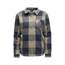 Bluzka damska Black Diamond Project Heavy Flannel. Niebieskie bluzki damskie Black Diamond, l, bez wzorów, z bawełny, bez kołnierzyka, bez ramiączek. Za 599.50 zł.