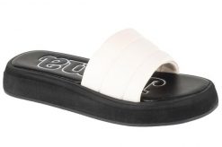 Klapki na basen damskie, S.Duna Lady 25 SDUNLS. Białe klapki damskie Joma, bez wzorów, z materiału, bez obcasa, bez zapięcia. Za 59.99 zł.