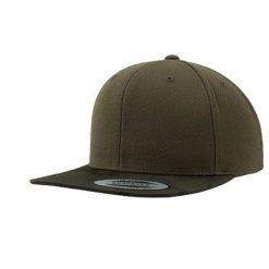 Czapka Z Daszkiem Camo Snapback. Zielone czapki z daszkiem damskie FLEXFIT, bez wzorów. Za 104.99 zł.