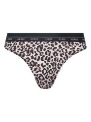 Guess Figi brazylijskie O5RE25 KCOJ0 Beżowy. Brązowe figi Guess, z aplikacjami, z syntetyku. Za 139.99 zł.