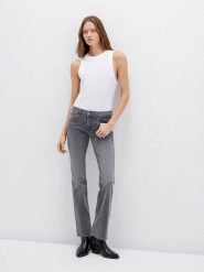 MAVI Dżinsy "Bella" - Slim fit - w kolorze szarym rozmiar: W28/L34. Szare jeansy damskie Mavi. Za 164.95 zł.