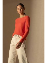 Perfect Cashmere Kaszmirowy sweter "Oprah" w kolorze pomarańczowym rozmiar: M. Pomarańczowe swetry klasyczne damskie Perfect Cashmere, m, z kaszmiru, bez kołnierzyka. Za 272.31 zł.