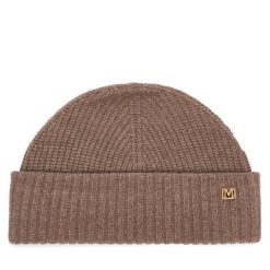 Czapka Marciano Guess. Brązowe czapki damskie Marciano Guess, na zimę, z aplikacjami. Za 259.99 zł.