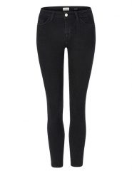Rich & Royal Dżinsy - Regular fit - w kolorze czarnym rozmiar: W32/L32. Czarne jeansy damskie Rich & Royal. Za 162.49 zł.