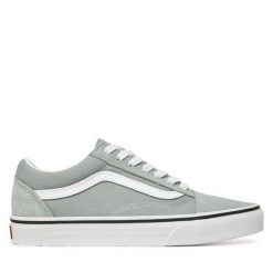 Tenisówki Vans. Szare trampki damskie Vans, bez wzorów, bez zapięcia. Za 219.99 zł.