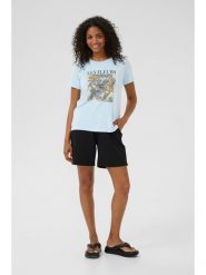 Kaffe Koszulka w kolorze błękitnym rozmiar: XS. Niebieskie koszulki damskie Kaffe, xs, bez wzorów, bez kołnierzyka, bez ramiączek. Za 60.99 zł.