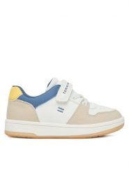 Tommy Hilfiger Sneakersy T1X9-34345-1269 M Biały. Białe buty sportowe chłopięce Tommy Hilfiger, ze skóry, bez zapięcia. Za 329.99 zł.