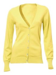 Heine Kardigan w kolorze żółtym rozmiar: 38. Żółte kardigany damskie Heine, bez wzorów, z bawełny. Za 104.99 zł.
