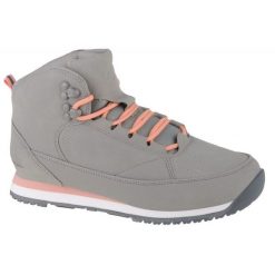 Buty 4F Winter Boots 4FJAW22FWINF004-27S szare. Szare buty sportowe dziewczęce z gumy, bez zapięcia. Za 298.04 zł.